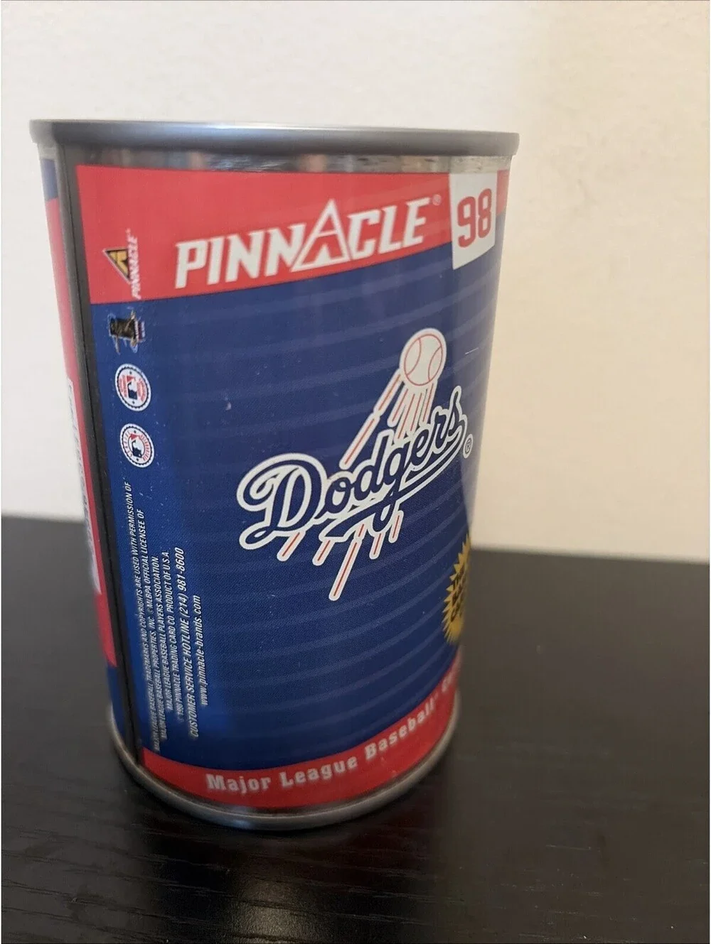 Los Angeles Dodgers 1998 Hideo Nomo Pinnacle Card In A Can Brand New Sealed Can